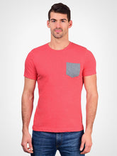 Load image into Gallery viewer, Heather Red & Athletic Grey