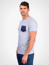 Load image into Gallery viewer, Light Grey & Navy