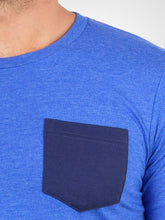 Load image into Gallery viewer, Heather Blue & Navy