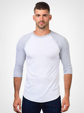 Load image into Gallery viewer, White & Heather Grey