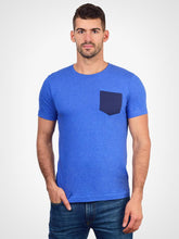 Load image into Gallery viewer, Heather Blue &amp; Navy
