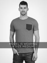 Load image into Gallery viewer, Heather Blue &amp; Navy
