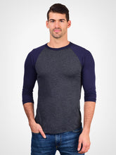 Load image into Gallery viewer, Heather Black &amp; Navy
