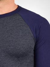 Load image into Gallery viewer, Heather Black &amp; Navy
