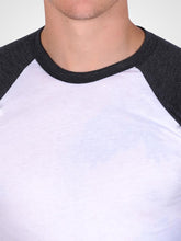 Load image into Gallery viewer, White &amp; Heather Black
