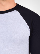 Load image into Gallery viewer, Heather Grey &amp; Black
