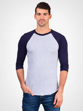 Load image into Gallery viewer, Heather Grey &amp; Navy
