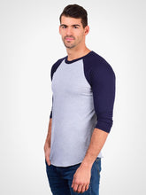 Load image into Gallery viewer, Heather Grey &amp; Navy
