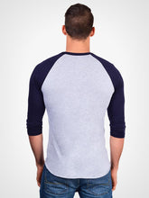 Load image into Gallery viewer, Heather Grey &amp; Navy
