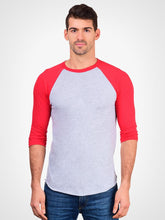 Load image into Gallery viewer, Heather Grey &amp; Red
