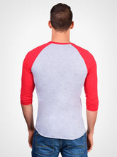 Load image into Gallery viewer, Heather Grey &amp; Red
